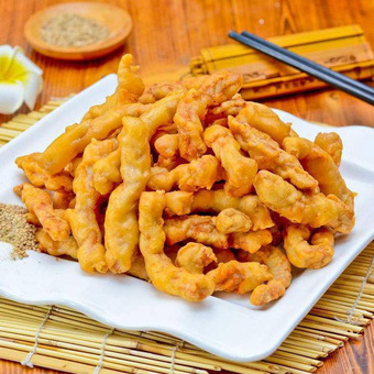 猪肉小酥肉油炸小吃快餐半成品食材冷冻小酥肉批发火锅烤肉小酥肉