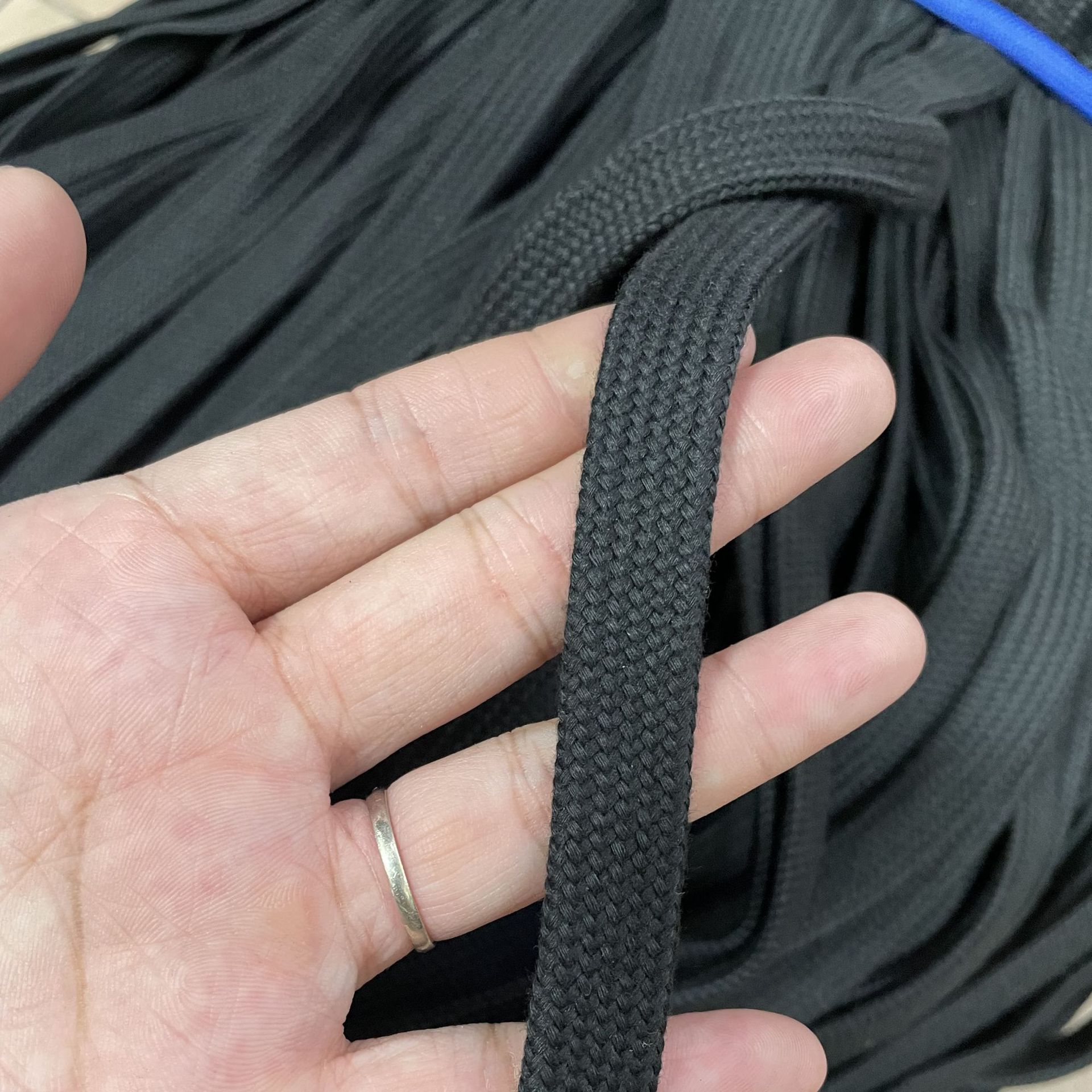 5cm空心扁绳卫衣帽绳 运动裤扁腰绳抽绳扁裤带绳定 制