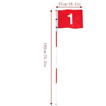 厂家热销高尔夫目标果岭旗杆球场五节旗杆高尔夫配件球场用品