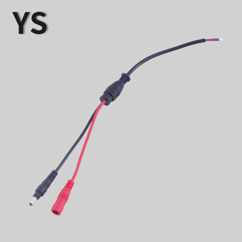 防水公母DC线二合一音频线笔记本台式电脑耳机麦克风一分二电源线