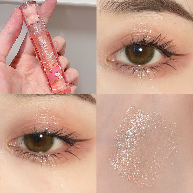 Sensory Party Dream Pearl Liquid Liquid Eye Shadow Clear Thin and Glittering Eye Makeup Cool White Makeup Cross-Border Wholesale