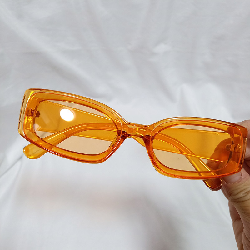 橘色系ins韩版新款眼镜复古圆框小脸墨镜女潮网红素颜街拍太阳镜