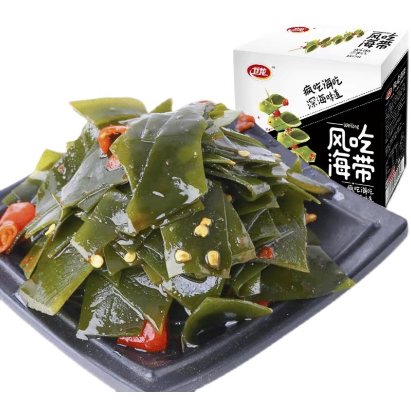 卫龙风吃海带小包装整箱盒装下饭菜香辣海带结即食零食辣条大批发