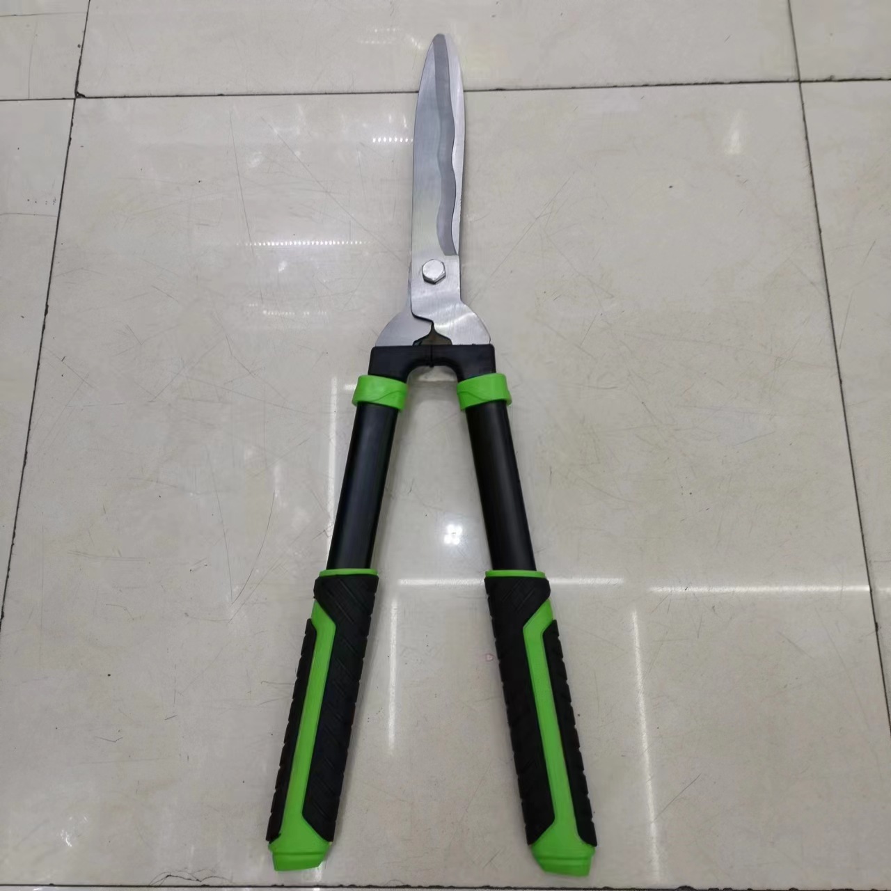 Household Garden Long Large Scissors Metal Glass Knife Edge Design Lawn Shears Plastic Handle Gardening Pruning Shears