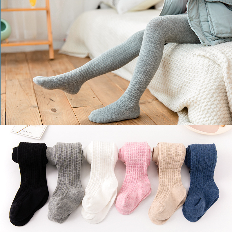 Spring and Autumn New Children's Pantyhose Solid Color Baby Panty-Hose Outerwear Girls' Leggings Student Dance Coaster Wholesale