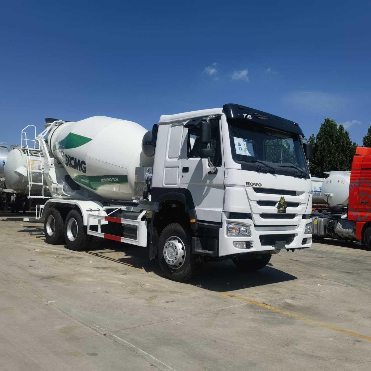 出口二手howo搅拌罐车 6x4豪沃混凝土罐车12立方 出口非洲-阿里巴巴