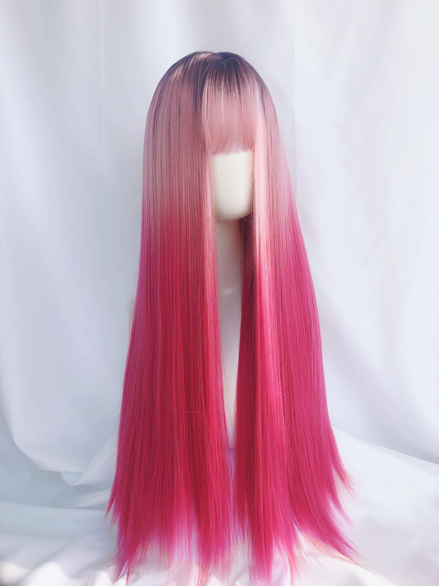 等了好久的粉色渐变头发终于来了很多小可爱