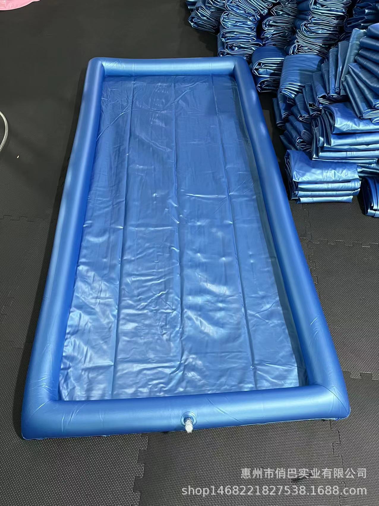 厂家直销pvc充气水床 充气气泡泡床 医用床垫 便捷式可折叠携带