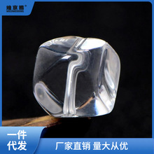 7A天然白水晶方糖纯净体diy水晶饰品配件材料不规则白水晶方块祥