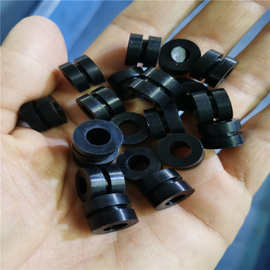 直径12高9耐油橡胶套nbr机器设备减震套内6灰色穿线胶 防水密封胶