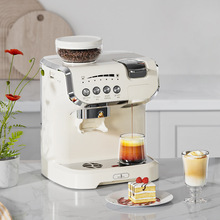 外贸意大利式浓缩咖啡机 带咖啡豆研磨功能一体式浓缩咖啡机定制