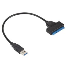 跨境 现货USB3.0转SATA转接线2.5寸固态SSD硬盘易驱线