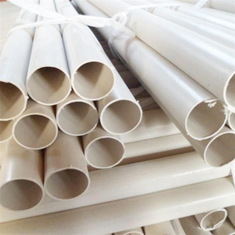 白色upvc大口径排水管地下排污水管工程管下水管pvc塑料给水管