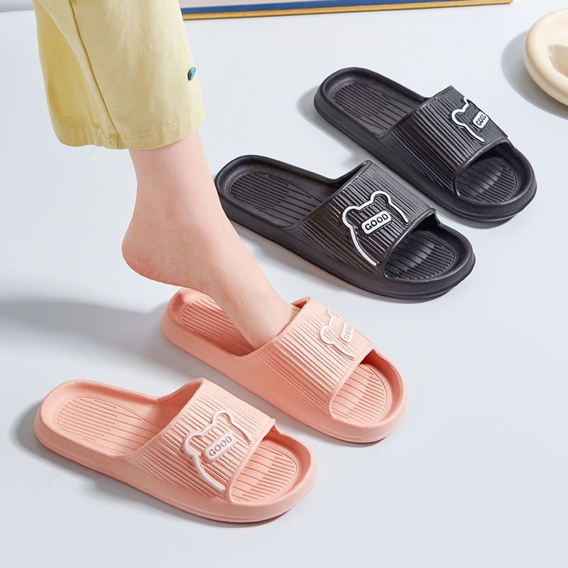 Factory Direct Sales EVA Material Summer Couple Outdoor Bear Sandals Deodorant Slip-on Home Slippers for Men