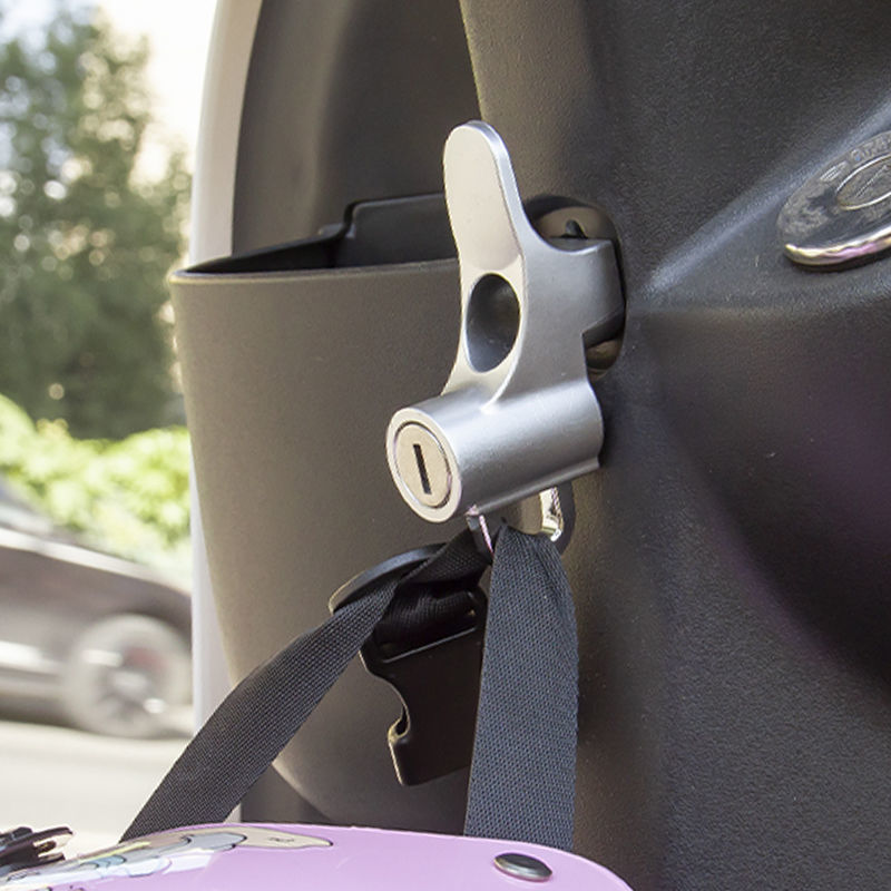 头盔锁电动车挂钩电瓶车扣钩通用踏板前置物勾摩托车挂物钩独立站