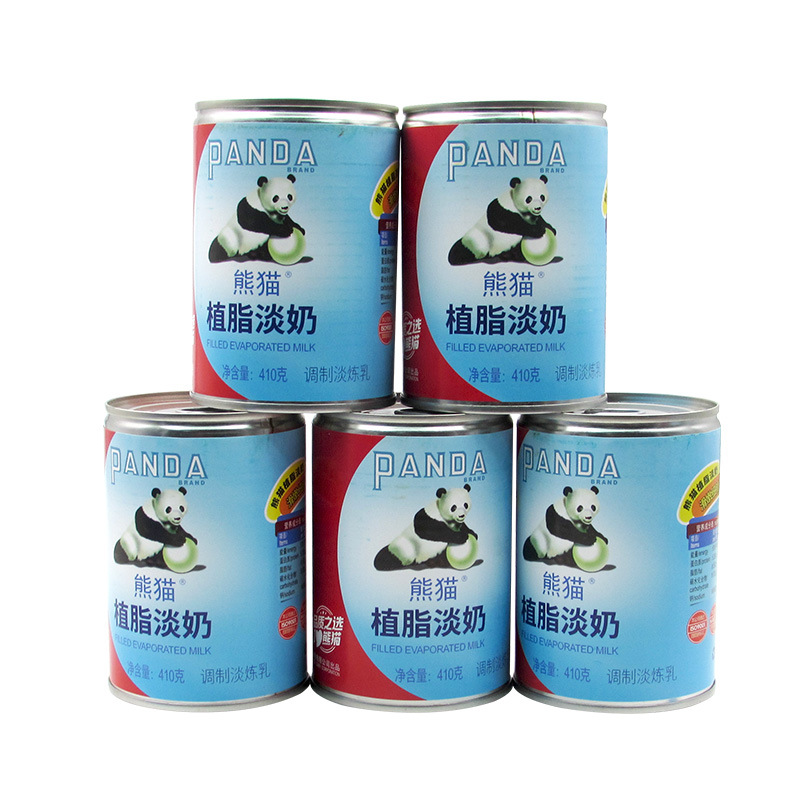 熊猫牌植脂淡奶410g调制淡炼乳奶茶蛋挞冲调咖啡甜点烘焙原料餐饮