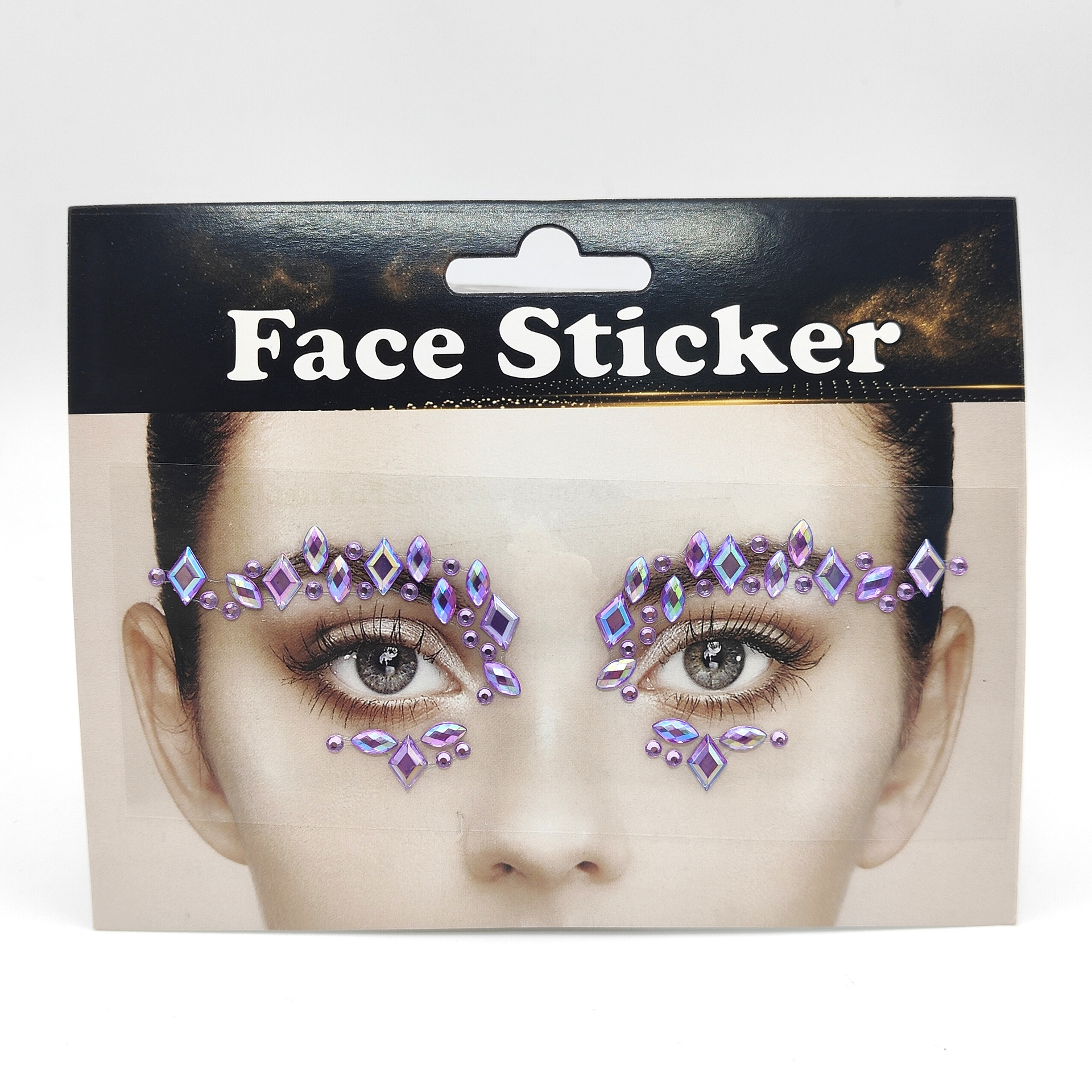 Face Pasters Bindi Eye Pad Diamond Sticker Acrylic Diamond Face Pasters Masquerade Show Face Decoration Rhinestone