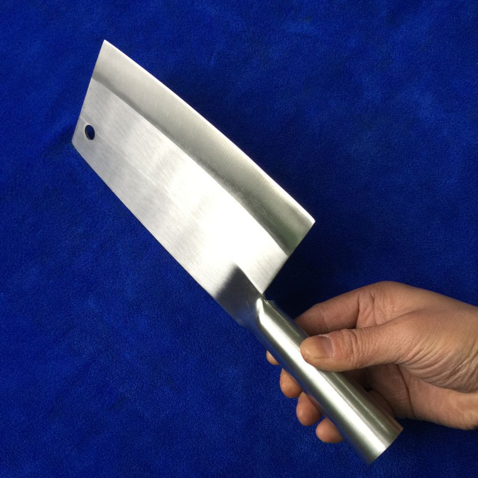 铬钢切片刀 越南铬钢刀 铬钢桑刀铁柄切片刀斩切两用刀不锈钢菜刀