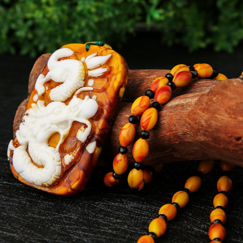 新款仿龙涎香龙牌毛衣链自然留香招财貔貅吊坠直播一件代发饰品