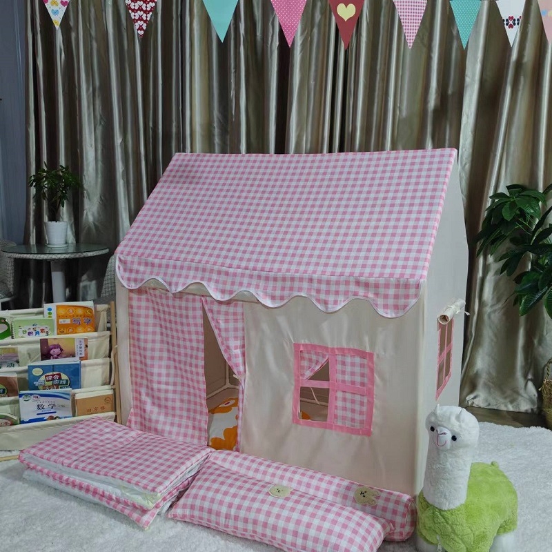 儿童帐篷室内游戏屋男女孩房子公主城堡孩子睡觉帐篷亚马逊玩具屋
