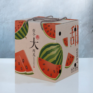 榴莲礼盒包装盒西瓜包装盒礼品盒麒麟西瓜箱子8/10斤装西瓜包装箱