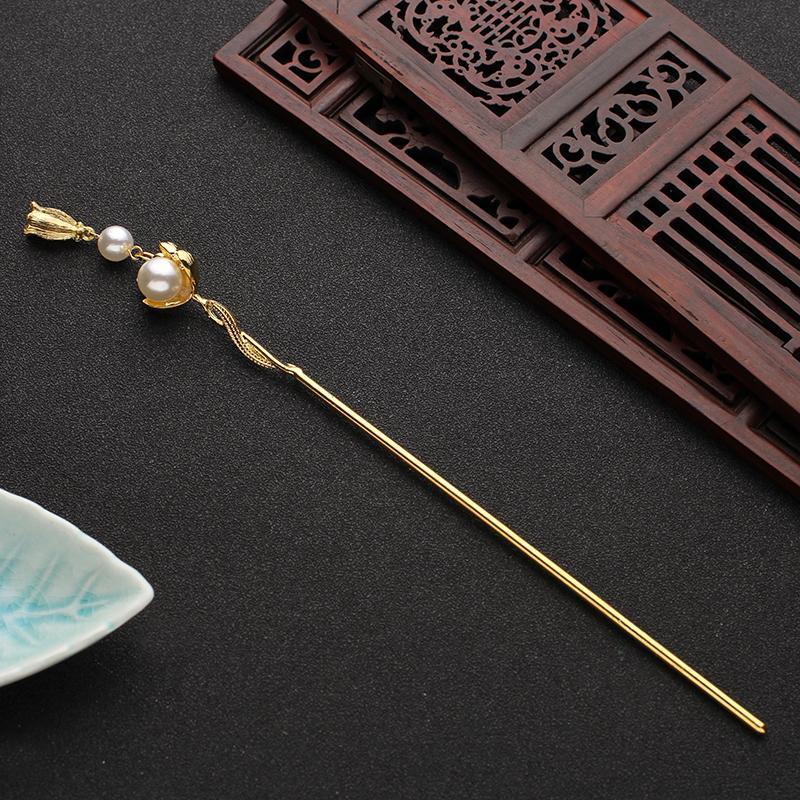 【曦锘】原创发簪铜簪子发钗古装汉服日常简约现代古风盘发丸子头