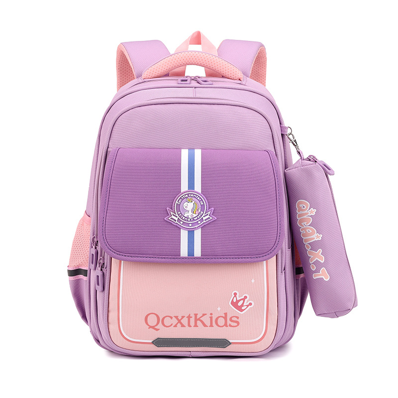 Men's New Primary School Schoolbag Girls' Super Light and Burden-Free Spine Protection Children's Cartoon Cute Primary School Backpack Wholesale