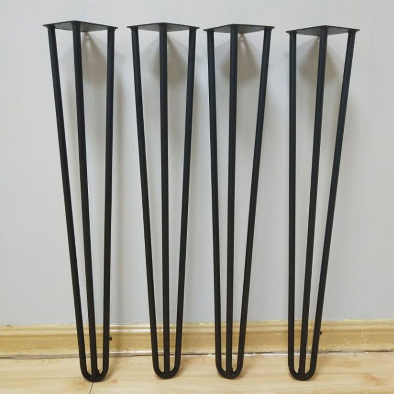 铁艺桌腿家用茶桌餐桌脚简易书桌金属吧台支撑腿办公梳妆台脚支架