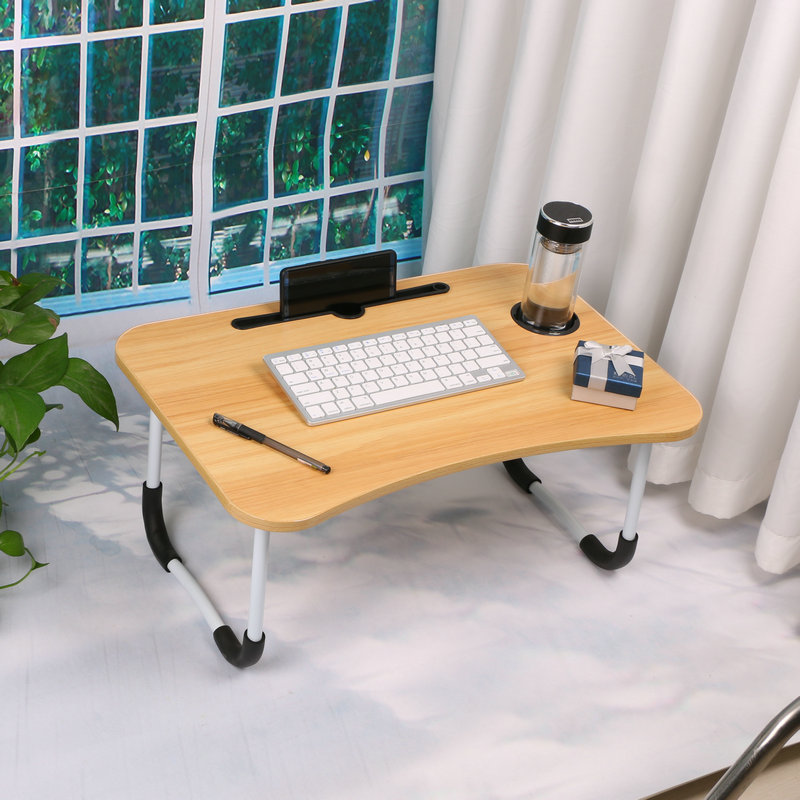 Bed Table One-Piece Desk Laptop Desk Lazy Table Folding Table Simple Stall Home Bedroom Small Table