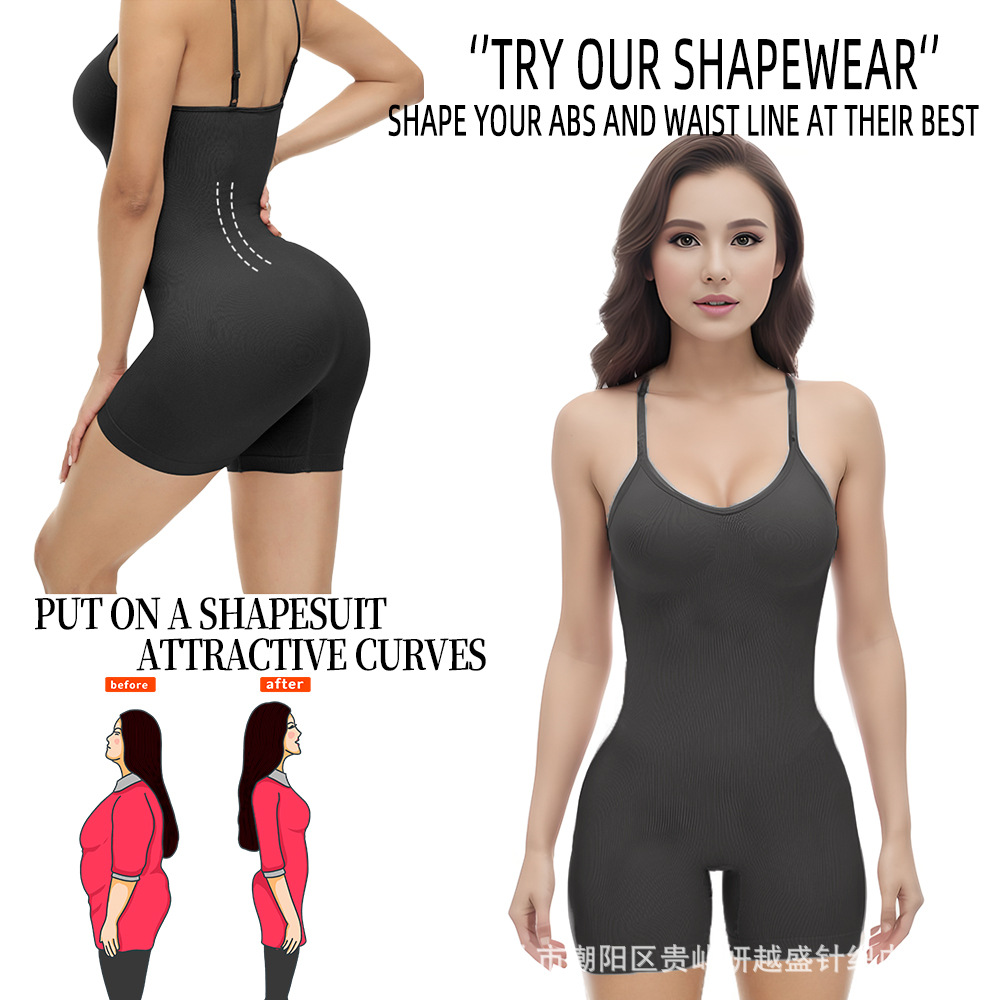 Amazon Hot-Selling Cross-Border European and American Style Waist-Tight Hip-Tight Foreign Trade Seamless Large Size Body-Shaping Corsets Belly Contracting and Close-Fitting