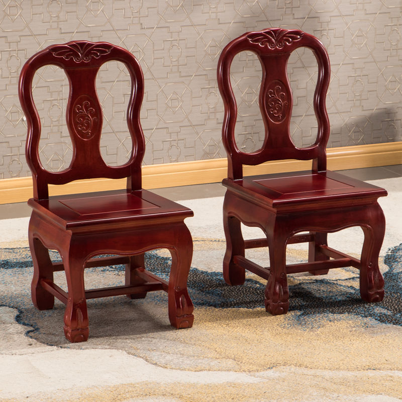 实木小椅子靠背椅儿童矮墩小板凳红木婚庆椅家用客厅茶几凳子孙凳