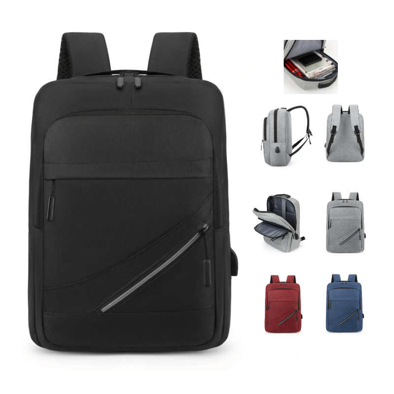 跨境usb多功能商务电脑背包 出差通勤双肩包 印logo礼品书包-阿里巴巴