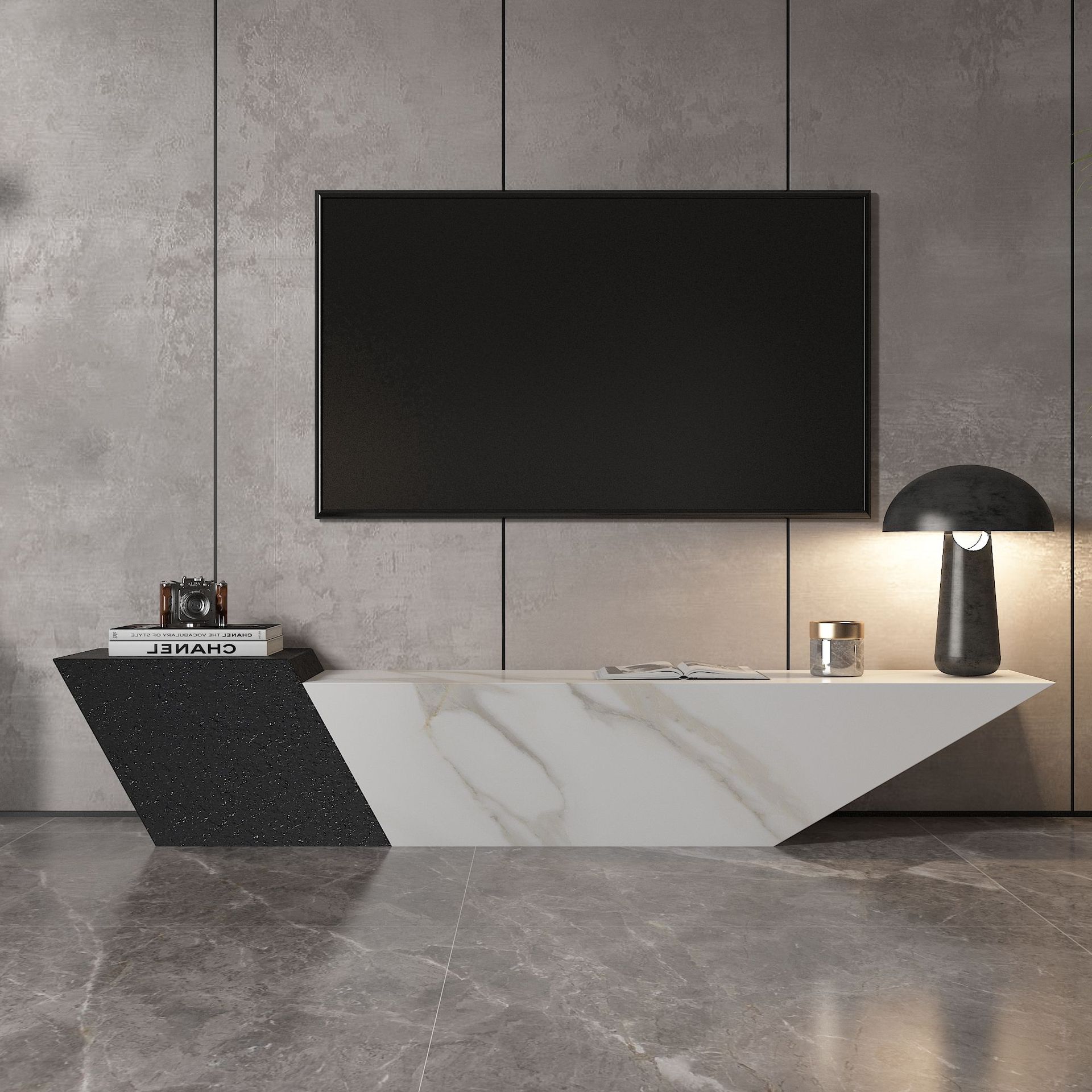 厂家定制现代电视柜简约北欧轻奢大客厅岩板家用电视机地柜批发