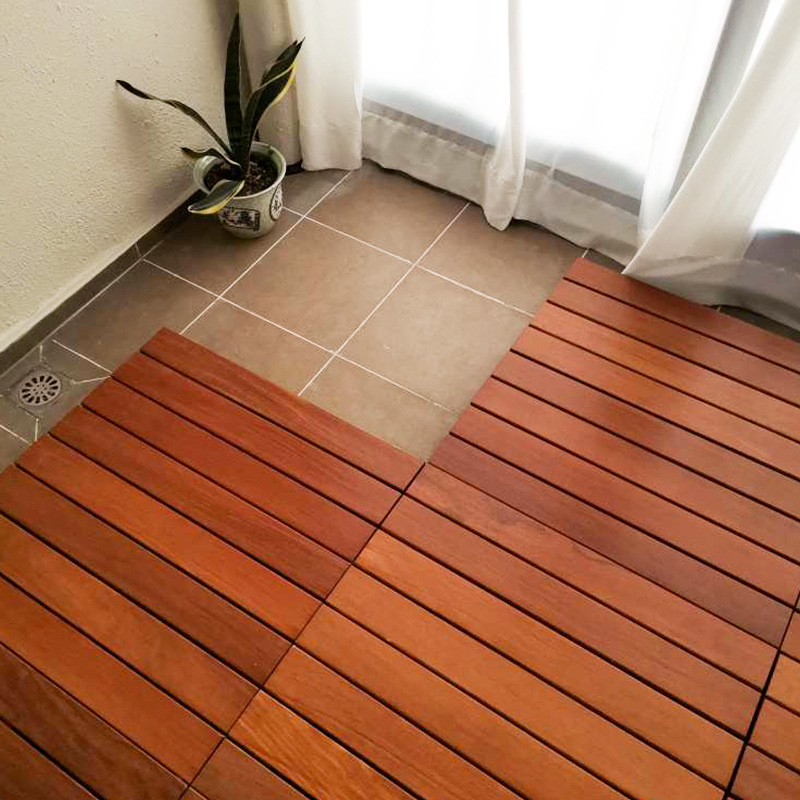 批发防腐木地板户外露台阳光房阳台架高地板室外架空庭院实木板材