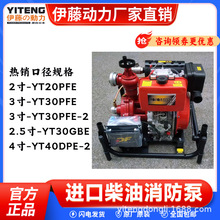 上海伊藤动力YT30GBE/YT30PFE高压泵手抬机动消防泵2.5寸3寸移动