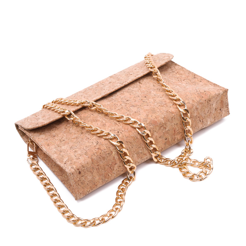 葡萄牙软木小方包 日系木质单肩斜挎包 软木防泼水手提袋 工厂