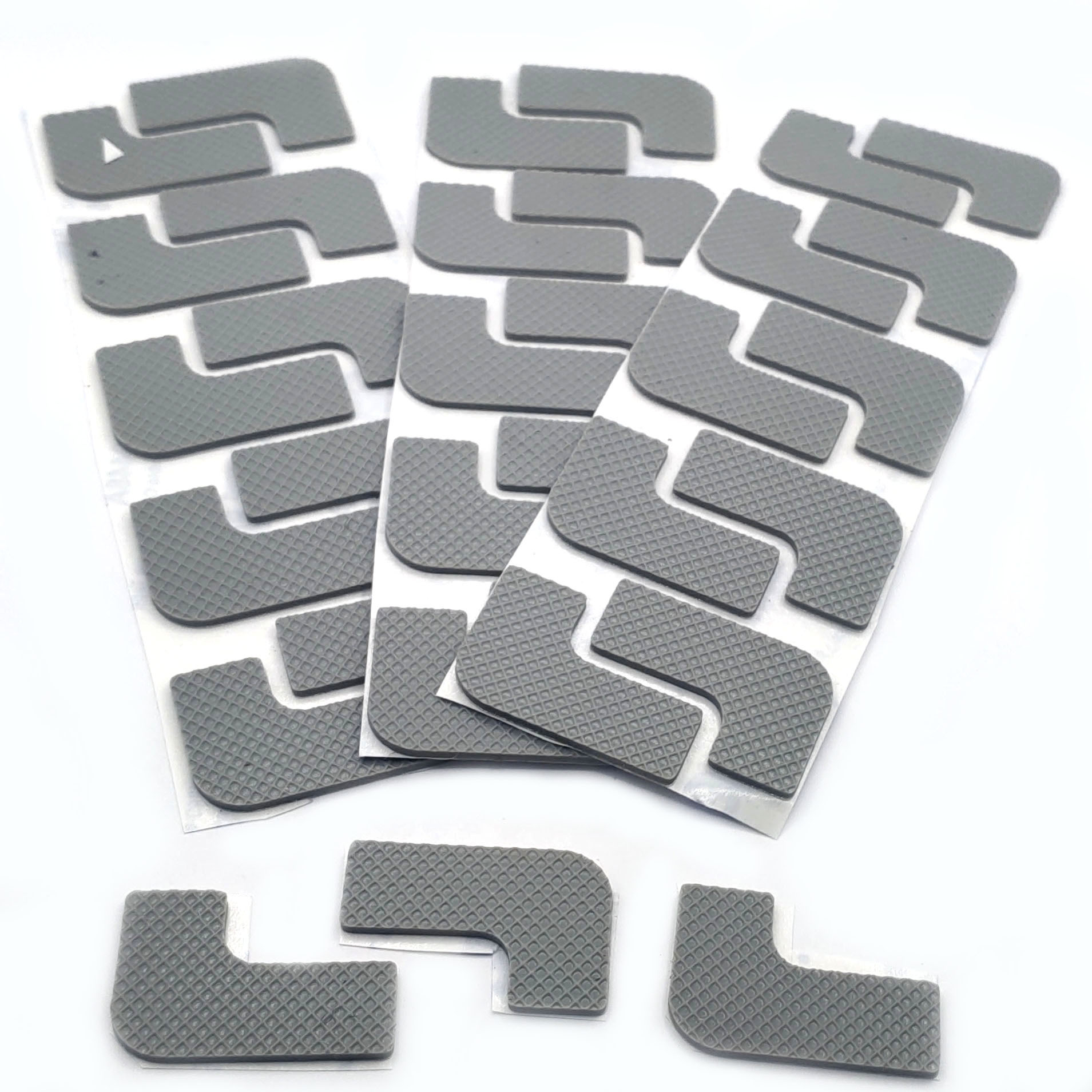 透明自粘硅胶脚垫防滑减震硅胶垫片圆形方形背胶黑色磨砂硅胶垫