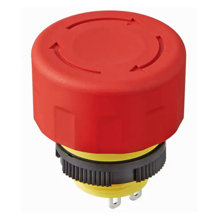 微小型2nc两回路双触点急停按钮开关ff01