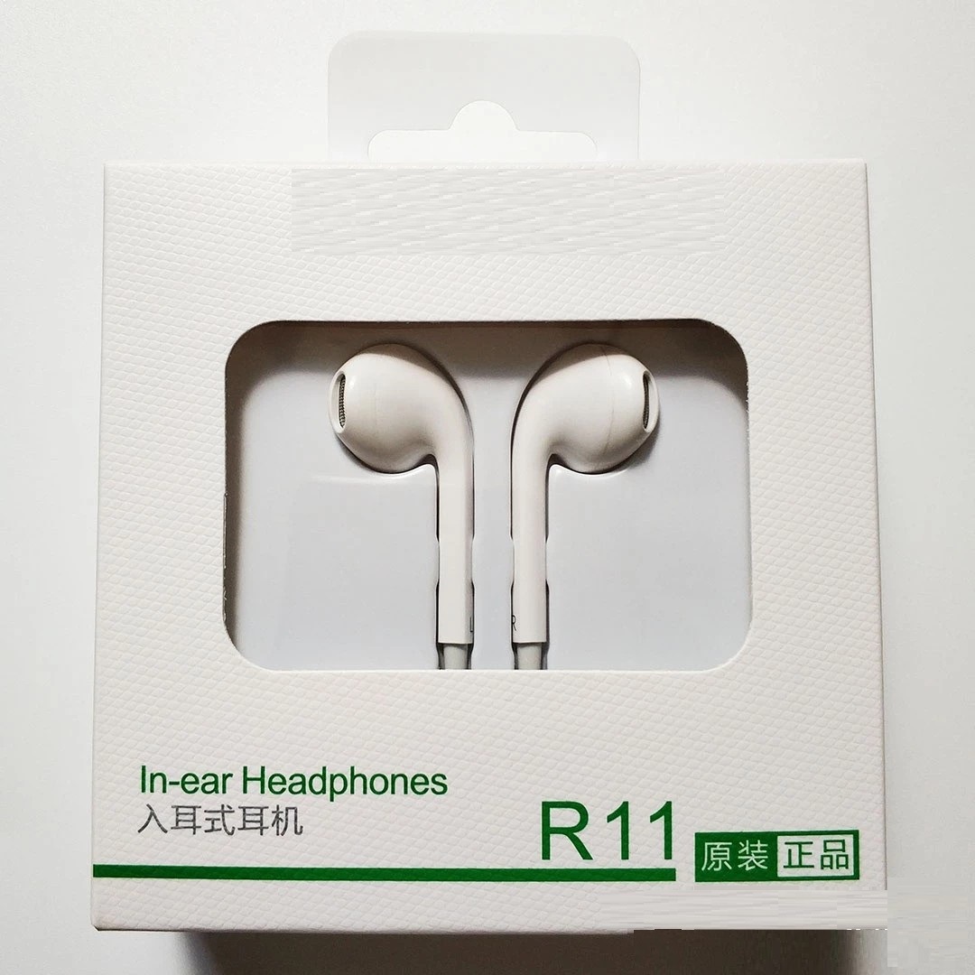 适用oppo耳机半入耳式r11 r15 a11 k5线控通用mh135耳塞厂家批发