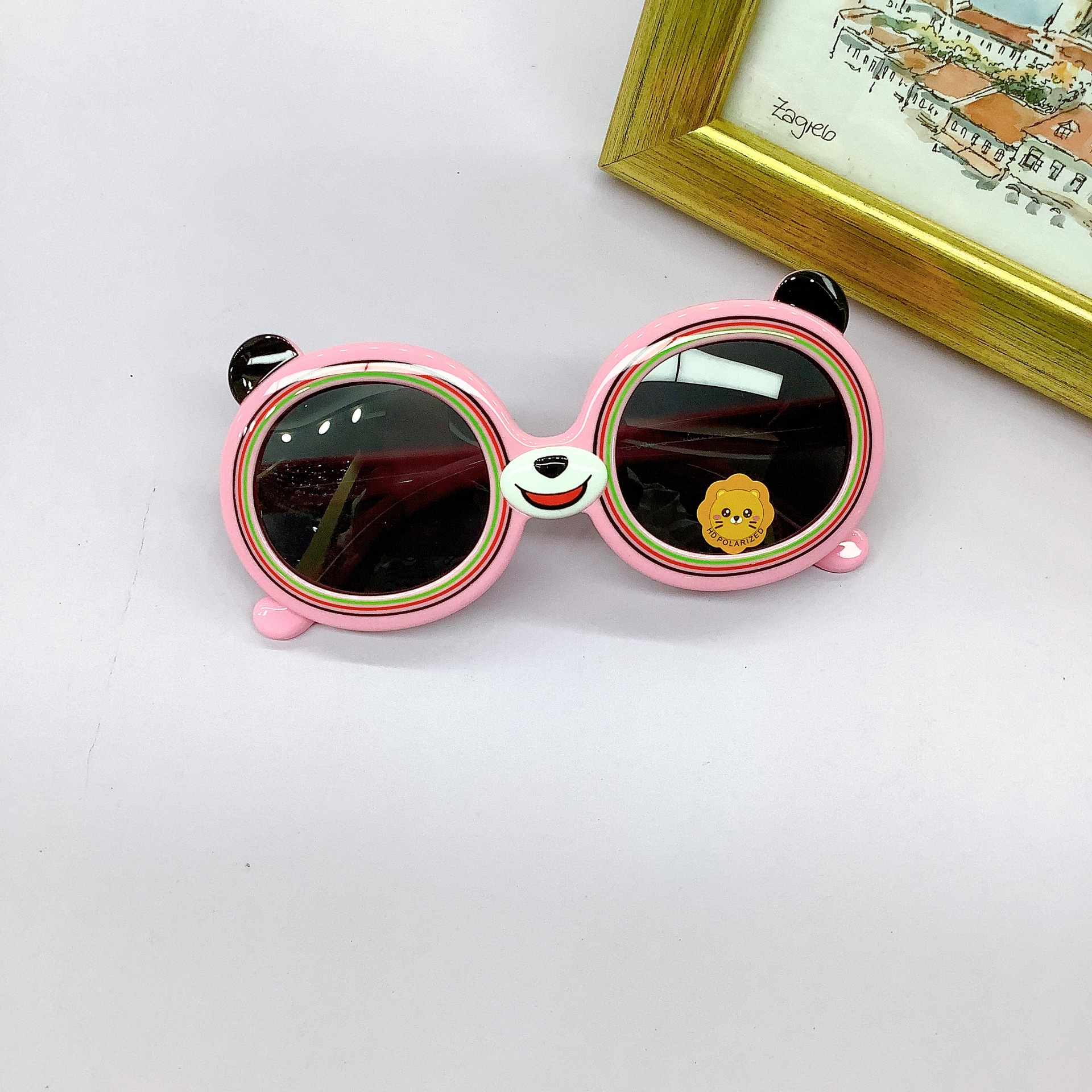 Kids Sunglasses Boys and Girls Travel Concave Shape UV-Proof Photography Sunglasses Fashionable Fashionable Fashionable Sunglasses