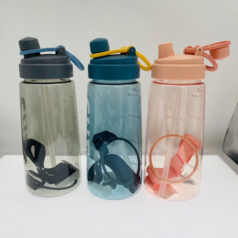 Xinya Simple Plastic Water Bottle Outdoor Portable Sports Water Cup 2000ml Large Capacity Kettle Direct Drink Cup