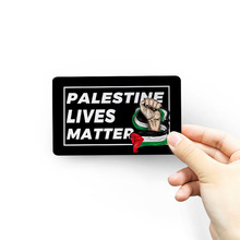巴勒斯坦国旗16#PALESTINE软磁贴式汽车贴冰箱防盗门铁柜9*5.5cm