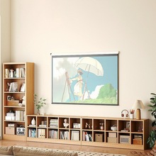 Lp格子书柜落地置物架客厅自由组合多层储物收纳矮柜子家用书架