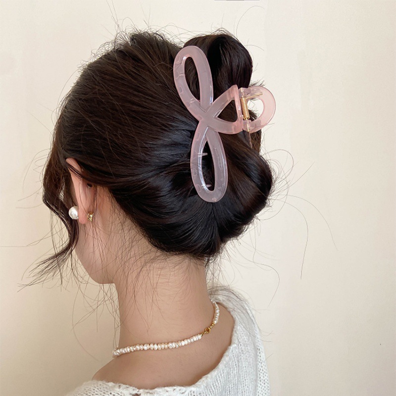 亚克力头发抓夹大号发量大发夹女后脑勺2024新款盘发鲨鱼夹子头饰