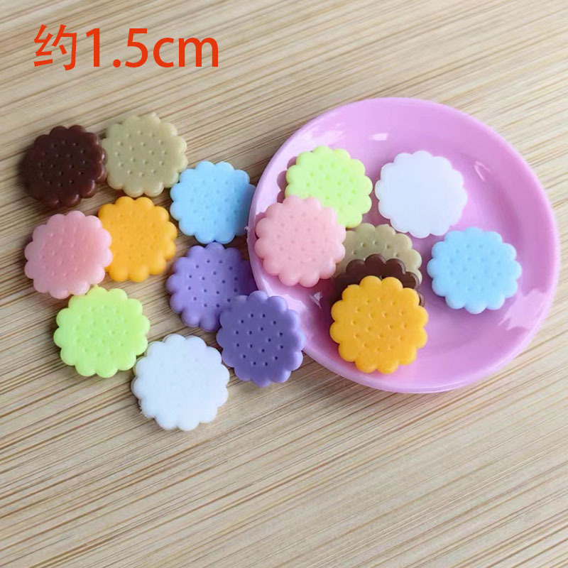 pvc simulation denis little cookie diy phone case cream glue accessories cake making candy toy cup material package