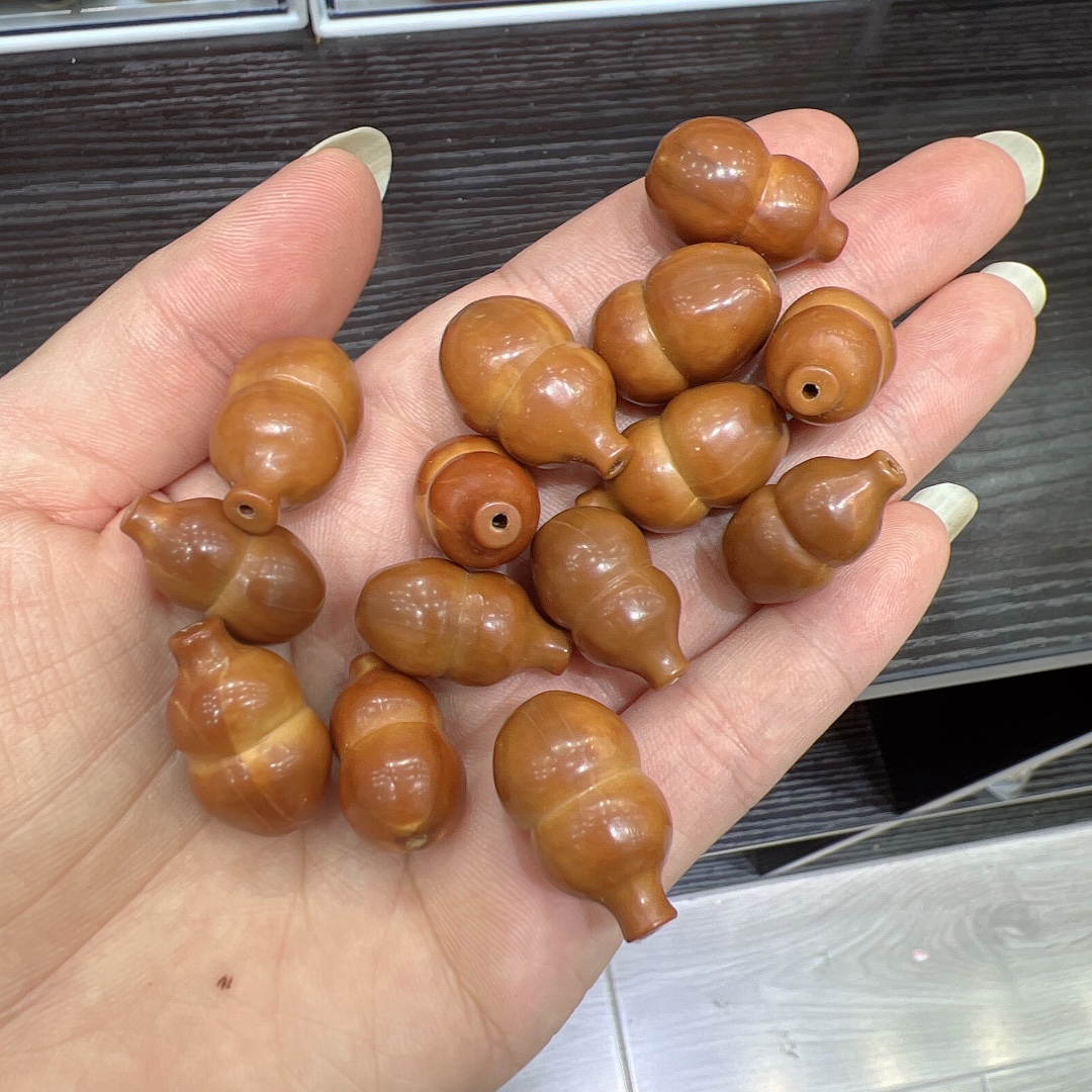 新品橄榄核葫芦配件手工diy文玩时尚配饰佛珠手串-阿里巴巴