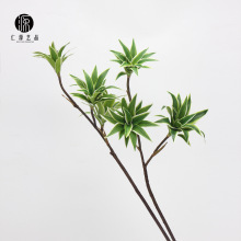 工厂直销 仿真绿植紫露草百合竹 仿生植物叶材摄影道具盆栽花装饰