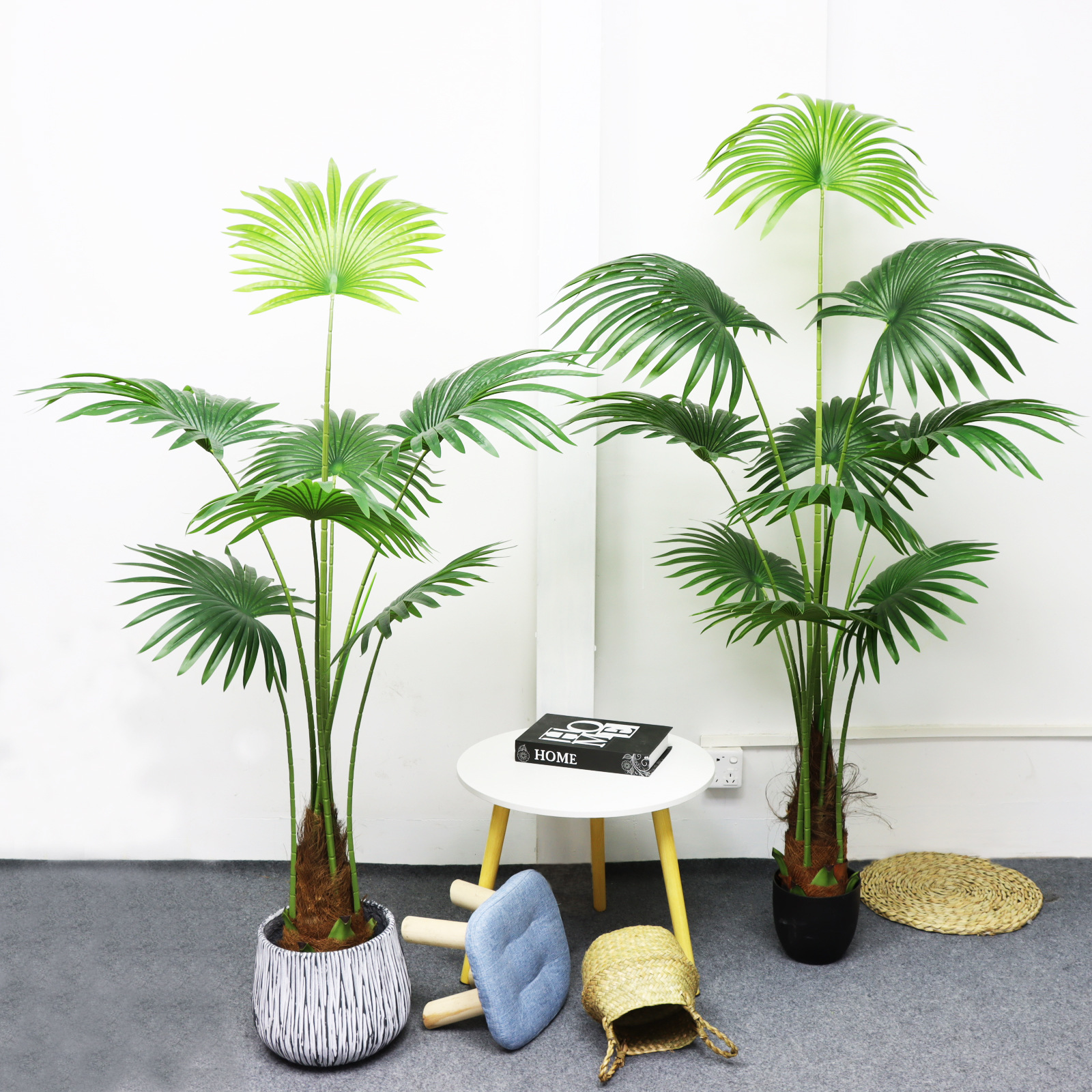 大型仿真植物盆栽室内橱窗落地装饰热带假树造景唐棕葵假绿植摆件