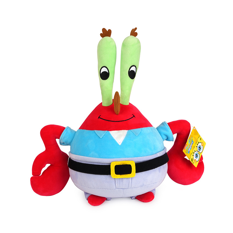 Genuine Sponge Baby Plush Doll Toy Paida Star Doll Crab Boss Octopus Doll Little Snail Pillow