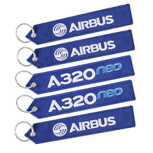 速卖通亚马逊热销Boeing波音刺绣钥匙扣AIRBUS A320 时尚钥匙链